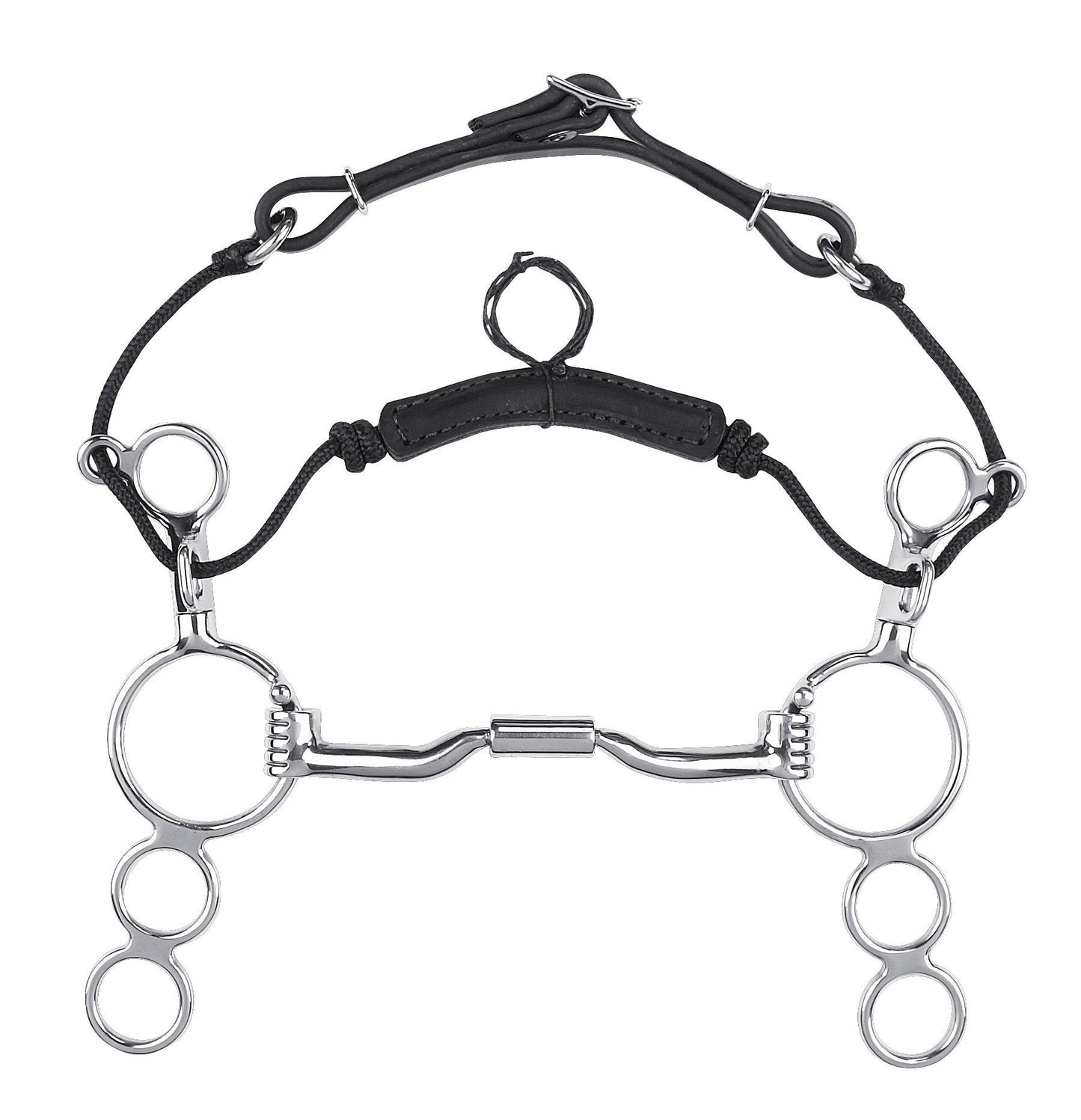 Myler 3-Ring Combo Low Port Comfort Snaffle MB 04