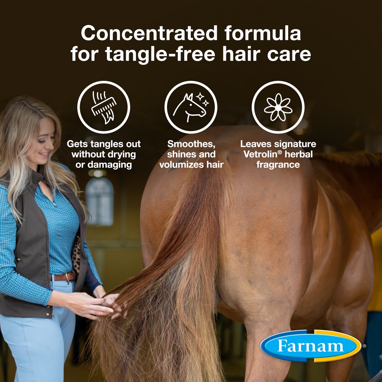 Farnam Vetrolin Detangler