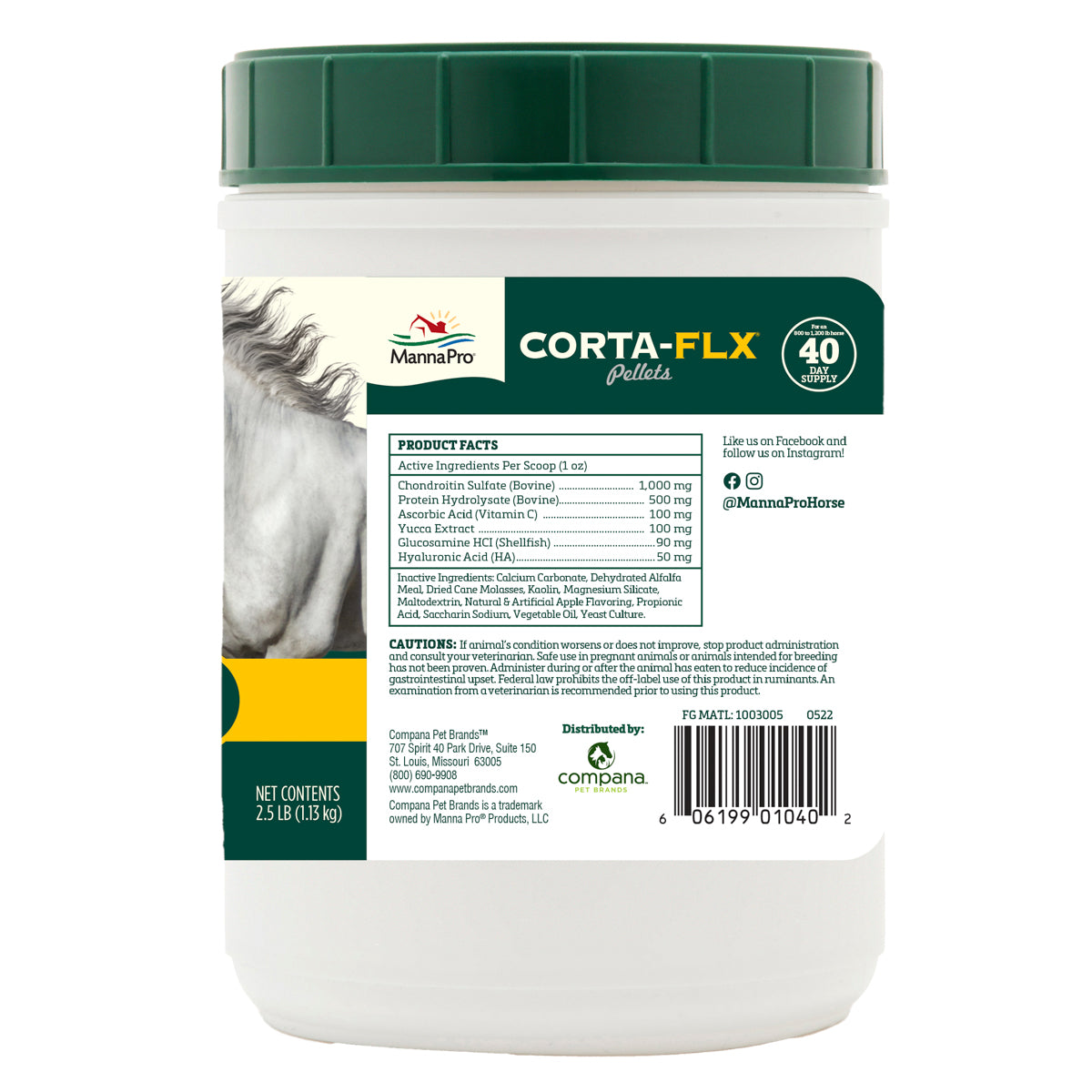 Manna Pro Corta-Flx Pellets, 2.5 Pounds