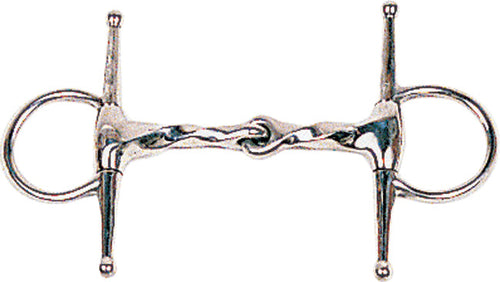Slow Twist Full Cheek Snaffle Bit