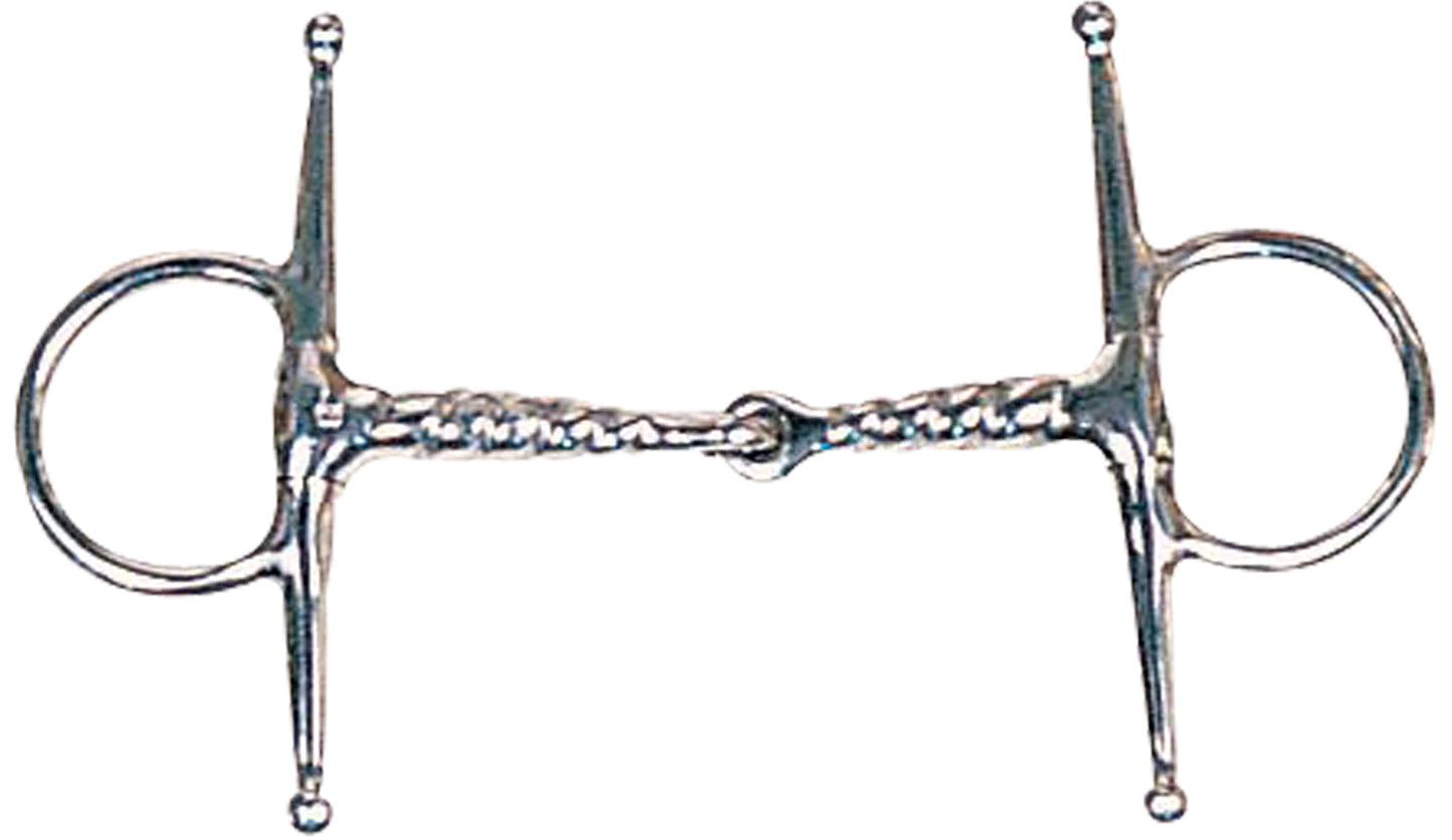Suffolk Corkscrew Full Cheek Snaffle Bit