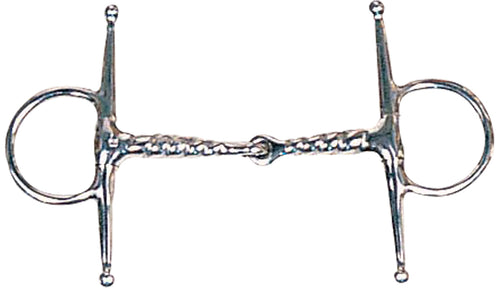 Suffolk Corkscrew Full Cheek Snaffle Bit