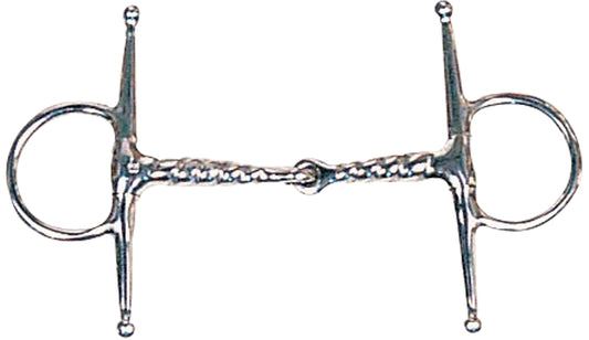 Suffolk Corkscrew Full Cheek Snaffle Bit