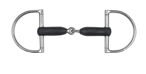 Korsteel Jointed Rubber Hunter D-Ring Bit