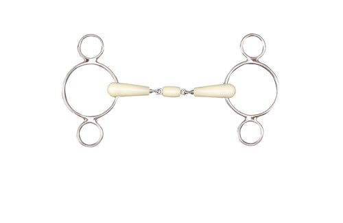 Happy Mouth Bits Double-Jointed 2-Ring Elevator Bit