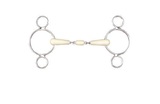 Happy Mouth Bits Double-Jointed 2-Ring Elevator Bit