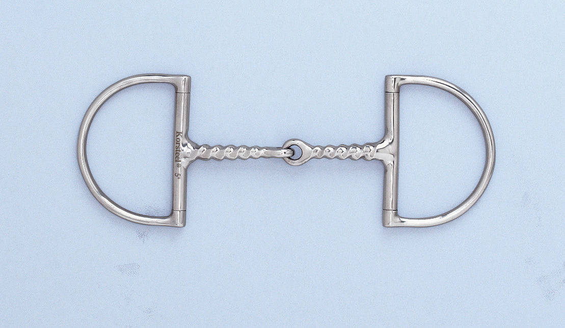 Suffolk Corkscrew Snaffle Hunter D-Ring Bit