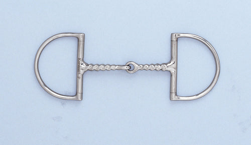 Suffolk Corkscrew Snaffle Hunter D-Ring Bit