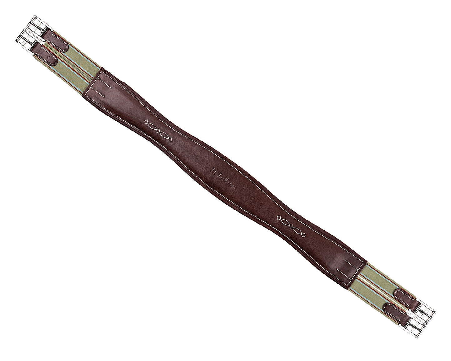 Marcel Toulouse Contour Shaped Padded Leather Girth