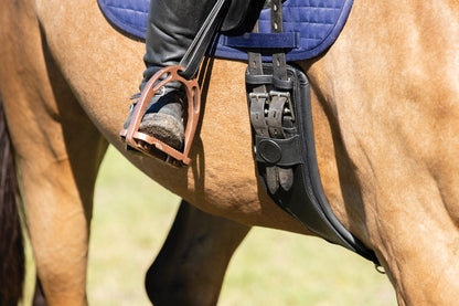 Total Saddle Fit StretchTec Shoulder Relief Dressage Girth with Leather Liner