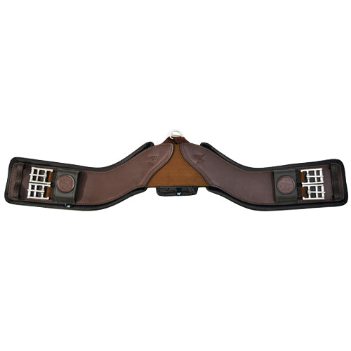 Total Saddle Fit StretchTec Shoulder Relief Dressage Girth with Leather Liner
