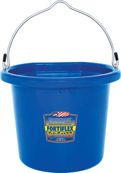 Fortiflex 20-Quart FlatBack Bucket - Colors