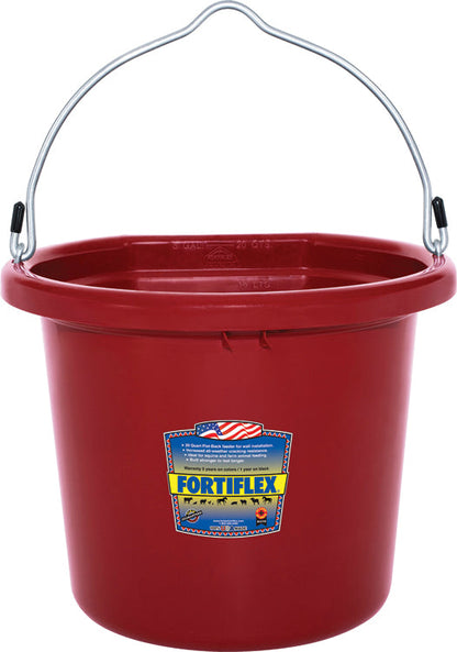 Fortiflex 20-Quart FlatBack Bucket - Colors