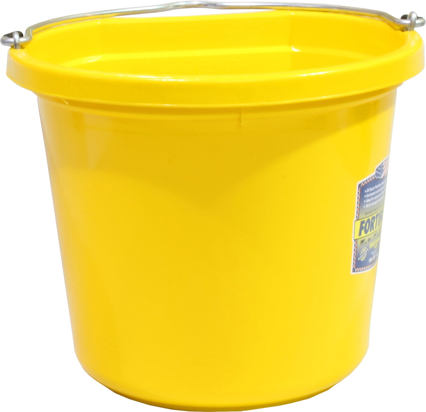 Fortiflex 20-Quart FlatBack Bucket - Colors