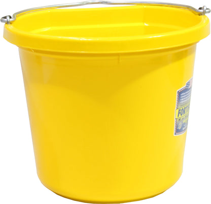 Fortiflex 20-Quart FlatBack Bucket - Colors