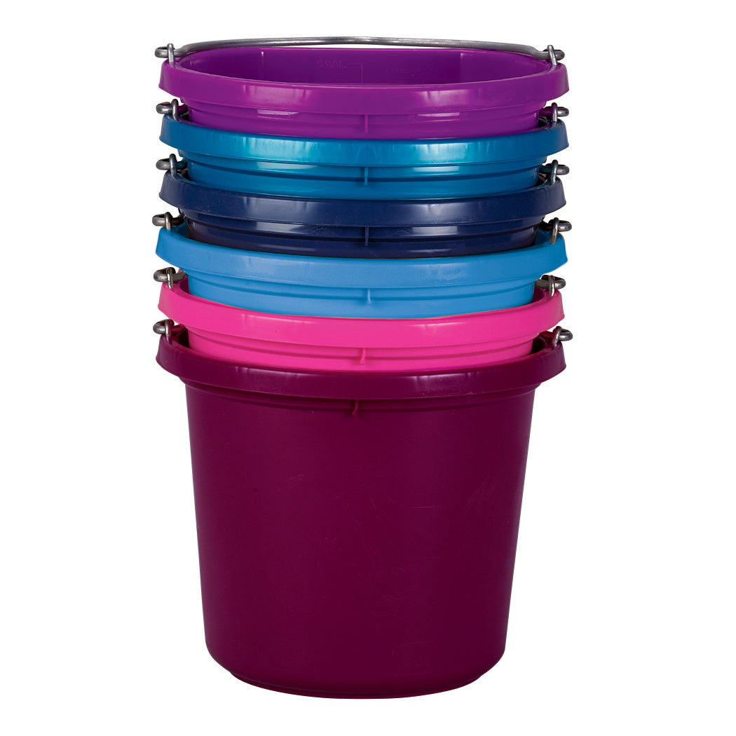 Fortiflex 20-Quart FlatBack Bucket - Colors