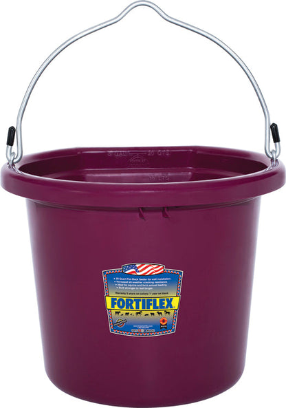 Fortiflex 20-Quart FlatBack Bucket - Colors