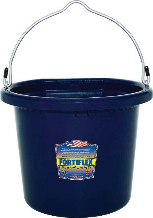 Fortiflex 20-Quart FlatBack Bucket - Colors