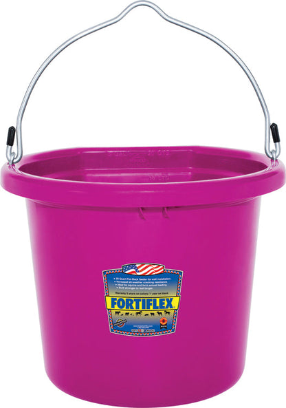 Fortiflex 20-Quart FlatBack Bucket - Colors