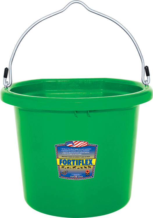 Fortiflex 20-Quart FlatBack Bucket - Colors