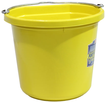 Fortiflex 20-Quart FlatBack Bucket - Colors