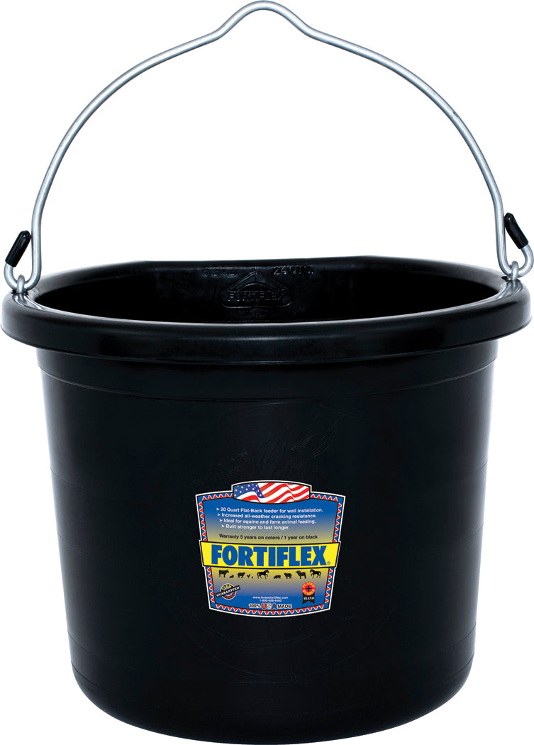 Fortiflex Standard 20-Quart Flatback Bucket