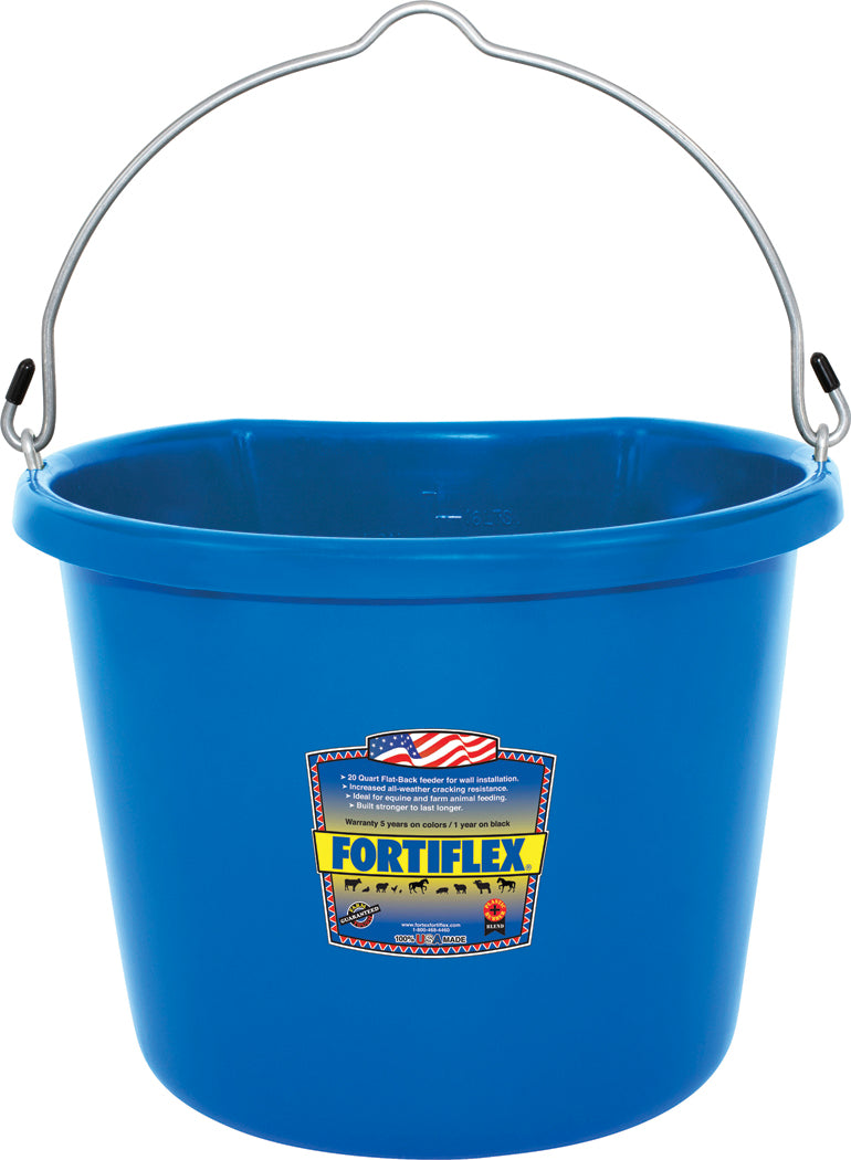 Fortiflex Standard 20-Quart Flatback Bucket