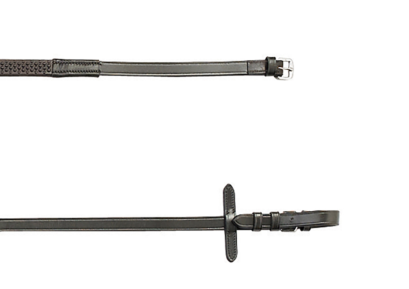 Suffolk Flex Grip Rubber Reins with Buckles