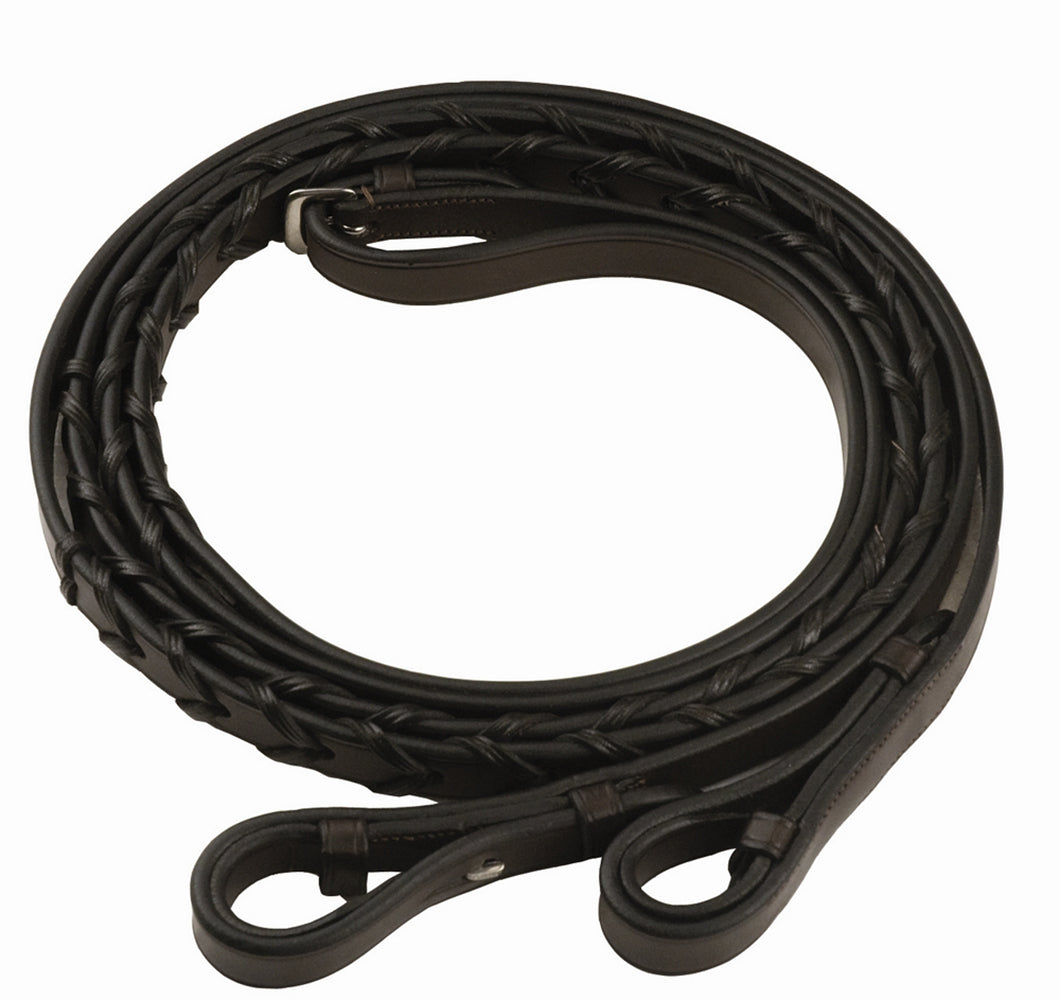 Henri De Rivel Pro Extra-Long Flat Laced Reins
