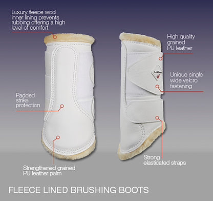 LeMieux Fleece-Lined Brushing Boots