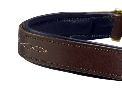 Showmark Classic Fancy-Stitched Leather Halter