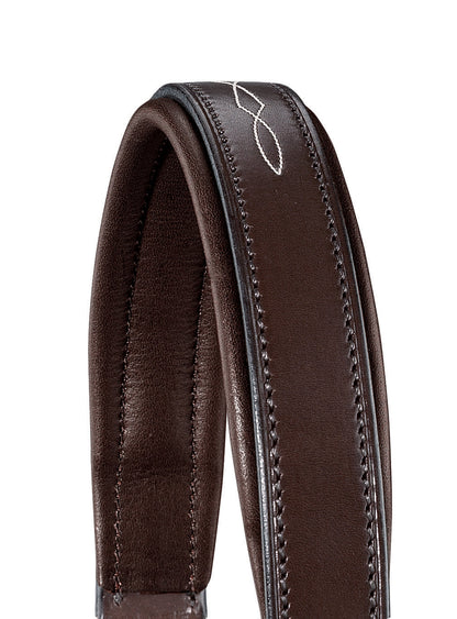 Showmark Classic Fancy-Stitched Leather Halter