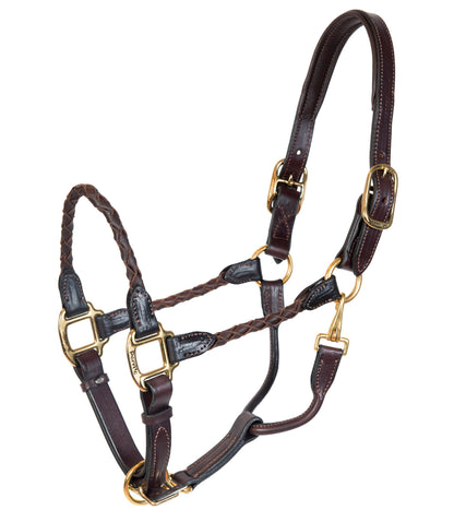 Perri’s Braided Leather Halter