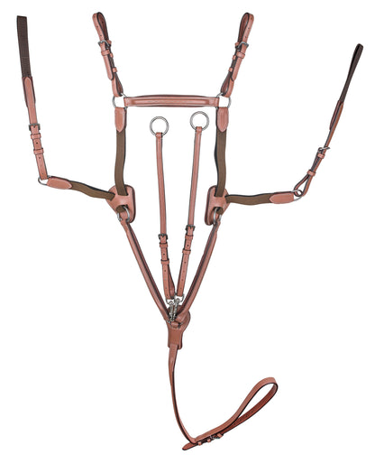 Laureate by Henri de Rivel Raised Fancy-Stitched 5-Point Breastplate with Running Attachment