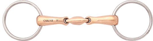 JP by Korsteel Oval Mouth Copper Loose Ring Snaffle Bit