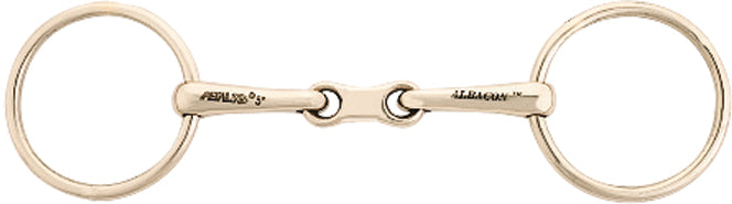 AlBaCon French Link Loose Ring Snaffle Bit