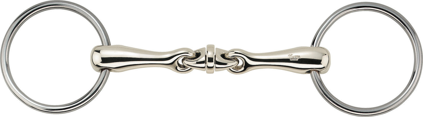 Herm Sprenger WH Ultra Sensogan Bradoon - 14mm mouth; 55mm rings