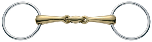 Herm Sprenger Copper Plus Double-Jointed Loose Ring Snaffle Bit (18mm)