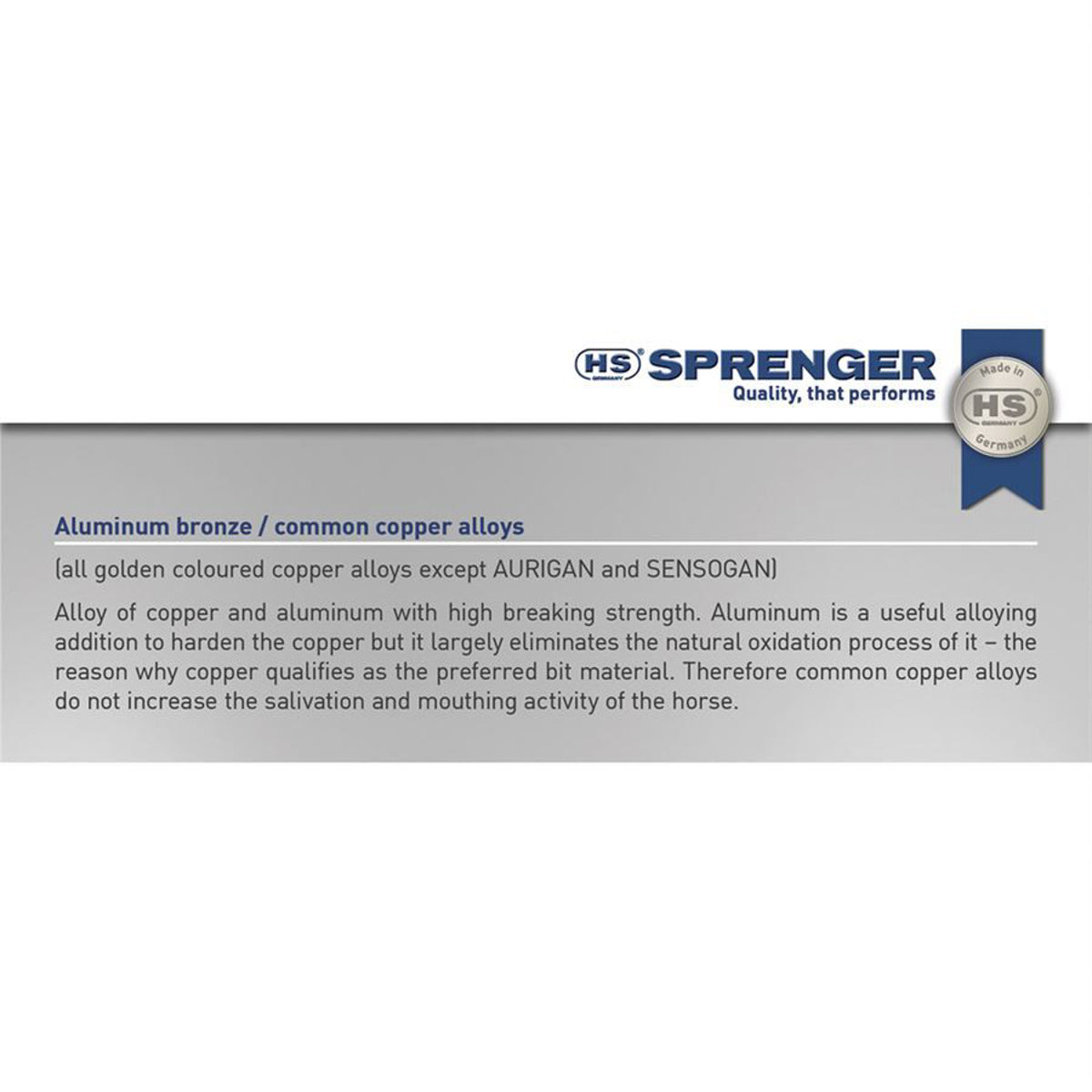 Herm Sprenger Copper Plus Double-Jointed Eggbutt Snaffle Bit (16mm)