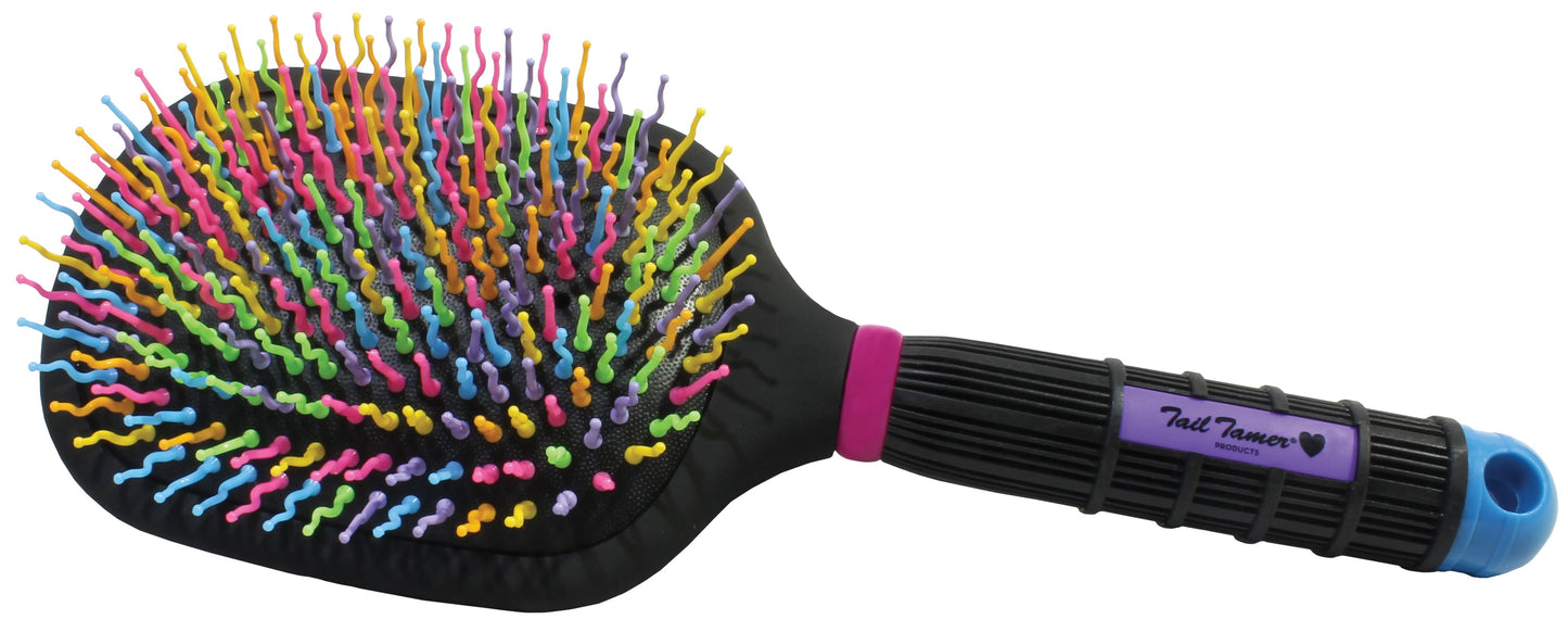 Tail Tamer Rainbow Mane and Tail Paddle Brush