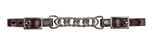 Curb Chain with Leather Ends