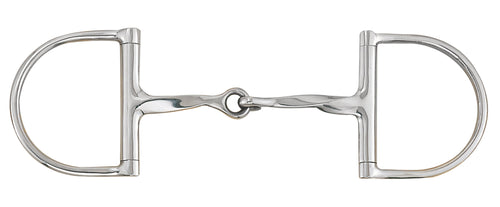 Slow Twist Pony Snaffle D-Ring Bit