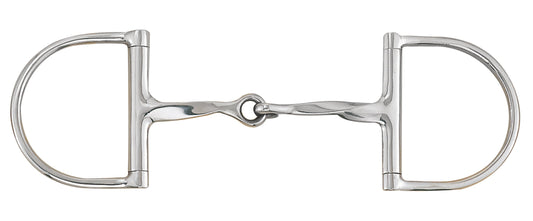 Slow Twist Pony Snaffle D-Ring Bit