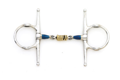Centaur Blue Steel Double-Jointed Disc Full Cheek Gag