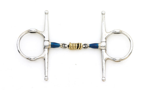 Centaur Blue Steel Double-Jointed Disc Full Cheek Gag