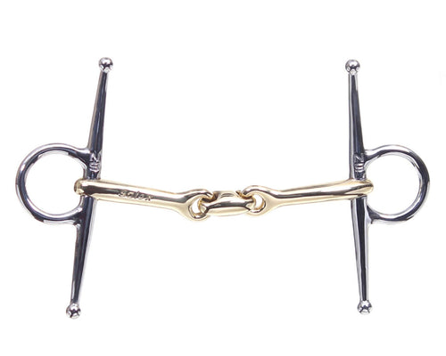 Neue Schule Pony Tranz Angled Lozenge Full Cheek Bit - 10 mm mouth
