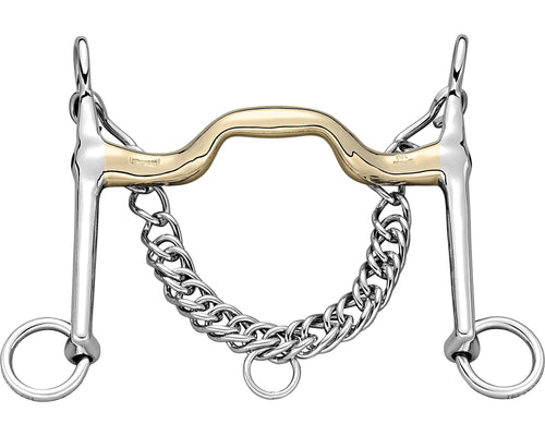 Herm Sprenger Sensogan KK Dressage Bit - 18 mm mouth; 13 cm shanks
