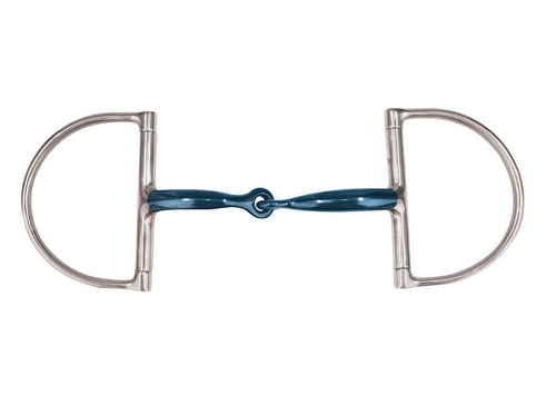 JP by Korsteel Blue Steel Single-Jointed D-Ring Bit