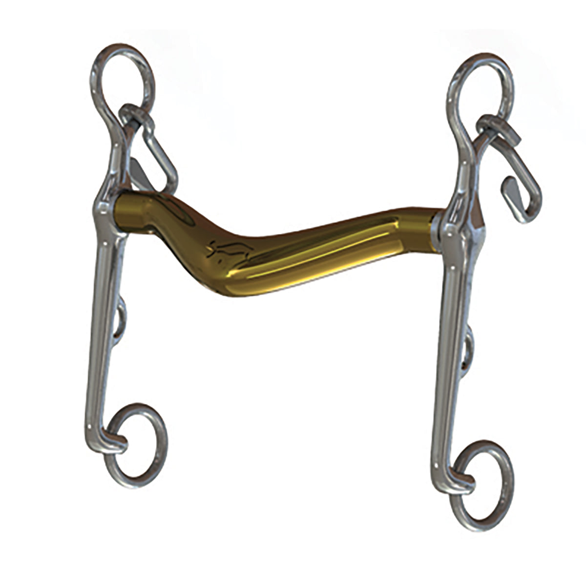 Neue Schule Turtle Tilt Weymouth Bit - 14 mm mouth; 7 cm shanks