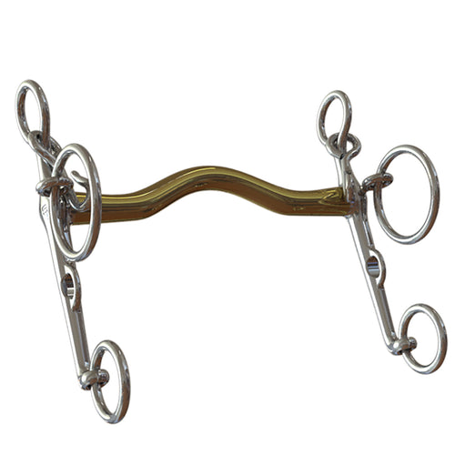 Neue Schule Slimma Show Pelham Bit - 14 mm mouth; 7 cm shanks